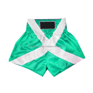 กางเกงมวยไทยแบบสวมใส่สบาย แห้งเร็ว ทนทาน ผ้าซาติน มีเชือกผูก เอวสม็อค สำหรับออกกำลังกาย ผลิตจากโพลีเอสเตอร์ 100% รุ่นใหม่ล่าสุด - Product Image 6