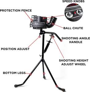 Machine de lancer de baseball à deux roues nouvellement personnalisable, vitesse réglable 30-95 MPH, équipement d'entraînement multi-pas pour la pratique - Product Image 2