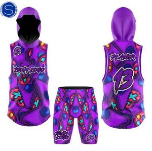 Los mejores precios baratos Fútbol americano 7 en 7 Bandera Uniforme de fútbol personalizado - Product Image 3