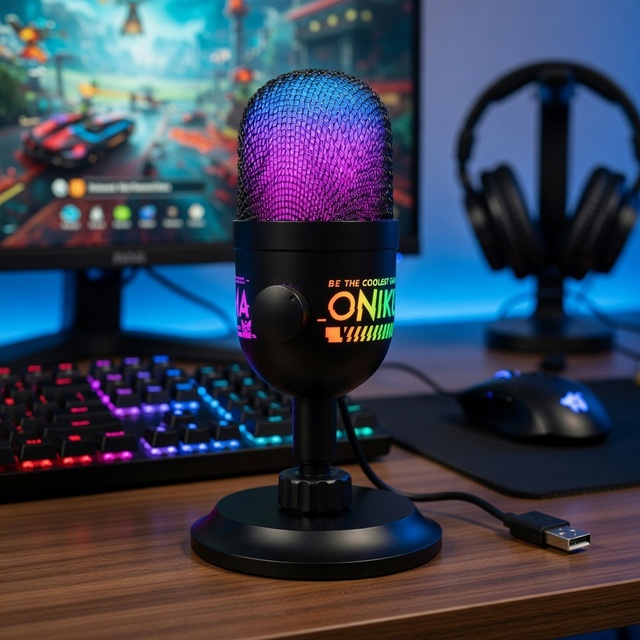 China Factory RGB USB Condenser Gaming Microphone M930 with Noise Reduction Real-Time Monitoring for Streaming Podcast Wholesale