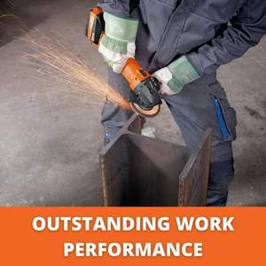 Amoladora Angular Inalámbrica de 18V 5.2Ah CCG 18-125 BL, Diámetro de Corte y Desbarbado de 5 Pulgadas, Rosca de Montaje de 5/8-11 Pulgadas, Interruptor de Gatillo - Product Image 6