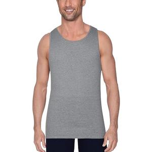 Nuevo diseño de ropa de gimnasio para hombres 100% algodón Spandex poliéster Anti-Shrink Anti-Pilling Tank Top de Bangladesh - Product Image 2