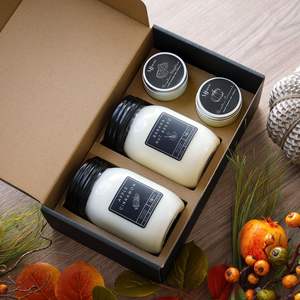 Aromatherapy Scented <b>Candle</b> Gift <b>Set</b> Natural Soy Wax Jar <b>Candles</b> with Multiple Scents <b>Candle</b> for Home Decor & Relaxation - Product Image 2