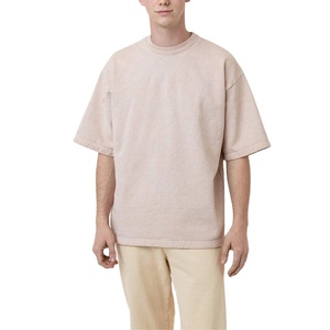 เสื้อยืดผู้ชายแห้งเร็ว ระบายอากาศดี เป็นมิตรกับสิ่งแวดล้อม ผ้าฝ้าย 100% ลายเรียบ สไตล์สตรีทแวร์ รับสกรีนโลโก้ คุณภาพสูง ปี 2025 กำลังเป็นที่นิยม - Product Image 1