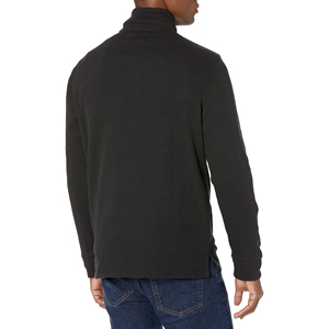 Sweat-shirts décontractés de sport pour hommes, col montant, demi-zip, manches longues, de haute qualité, en gros - Product Image 2