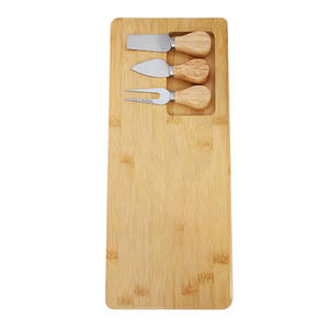 บอร์ดเสิร์ฟชีส3ใบไผ่คุณภาพระดับพรีเมี่ยม-หนา36X18ซม. จาก Turkiye - Product Image 1