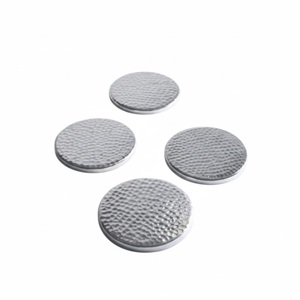 Standard Design Metal Round <b>Drink</b> Serving <b>Coasters</b> Tableware Tea and Coffee Serving Mats & Pads With Silver Color - Product Image 4