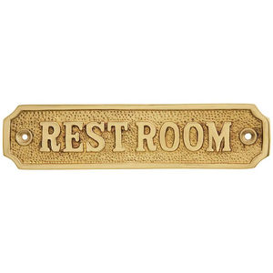 Plaque de porte classique en laiton faite à la main, gravée avec un nom, signalétique décorative pour entrée de bureau - Product Image 1