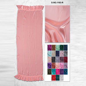 Bufanda Larga de Organza para Mujer con Delicado Efecto de Líneas Texturizadas, Borde con Volantes Suaves, Ligera, Transpirable y Duradera - Product Image 6