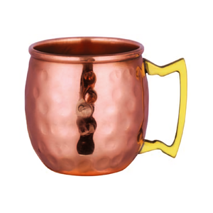Tasses en cuivre martelé Authentique Boissons artisanales Meilleur pour Moscou Mule Cocktails Bière Eau Jus Ayurveda et Cuisine - Product Image 2
