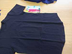 Vente en gros de t-shirts de gym avec logo personnalisé t-shirts pour hommes à ourlet incurvé extra long uni - Product Image 5