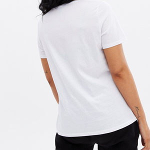 Nouveauté 2023, T-shirt imprimé avec lettres, grande taille, décontracté, manches courtes, hauts pour femmes, été - Product Image 3