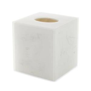 Soporte de pañuelos de resina duradero con superficie pulida y estética elegante y adecuado para decoración moderna o tradicional - Product Image 1