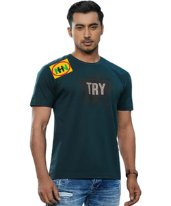 เสื้อยืดผู้ชายไซส์ใหญ่ คุณภาพสูง ผ้าฝ้าย 100% พิมพ์ลาย ดีไซน์ล่าสุด พิมพ์ลายตามสั่ง กันยับ ระบายอากาศได้ดี สีดำ - Product Image 4
