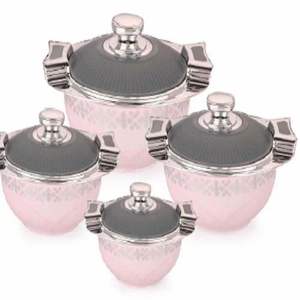 Anax Homeware Stainless Steel Thermal Casserole Set 1/1.5/2/2.5 LTR Double Wall Insulated Hot Pot Set of 4 India - Product Image 2