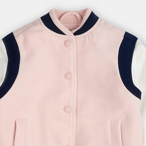 Chaquetas Varsity para Mujer, Estilo Urbano, con Parches Bordados, Ligeras, Transpirables, de Manga Larga, Estilo Béisbol - Product Image 2