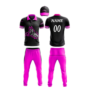 กางเกงเครื่องแบบคริกเก็ตและเสื้อเจอร์ซีย์,น้ำหนักเบาใส่สบายพิมพ์โลโก้และตัวเลขชุดคริกเก็ต