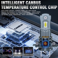 Mini Style Voiture Led Ampoule 70W Sans Fil Auto Lampe 9005 9006 9012 880 881 H1 H3 H7 H11 H4 Led Phare Ampoules