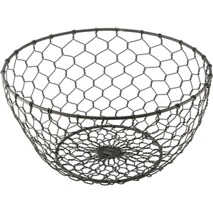 Iron Wire Round Basket, Wrought Iron Fruit Basket, <b>Kitchen</b> <b>Utensil</b> Basket, Countertop Basket, Multi-Purpose Basket - Product Image 3