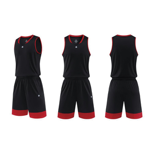 Tenues de sport de basketball pour hommes, ensembles de vêtements et pantalons, logo d'équipe personnalisé avec nom et numéro, L-6XL, 160G, 100,0% polyester, col en V, été - Product Image 6