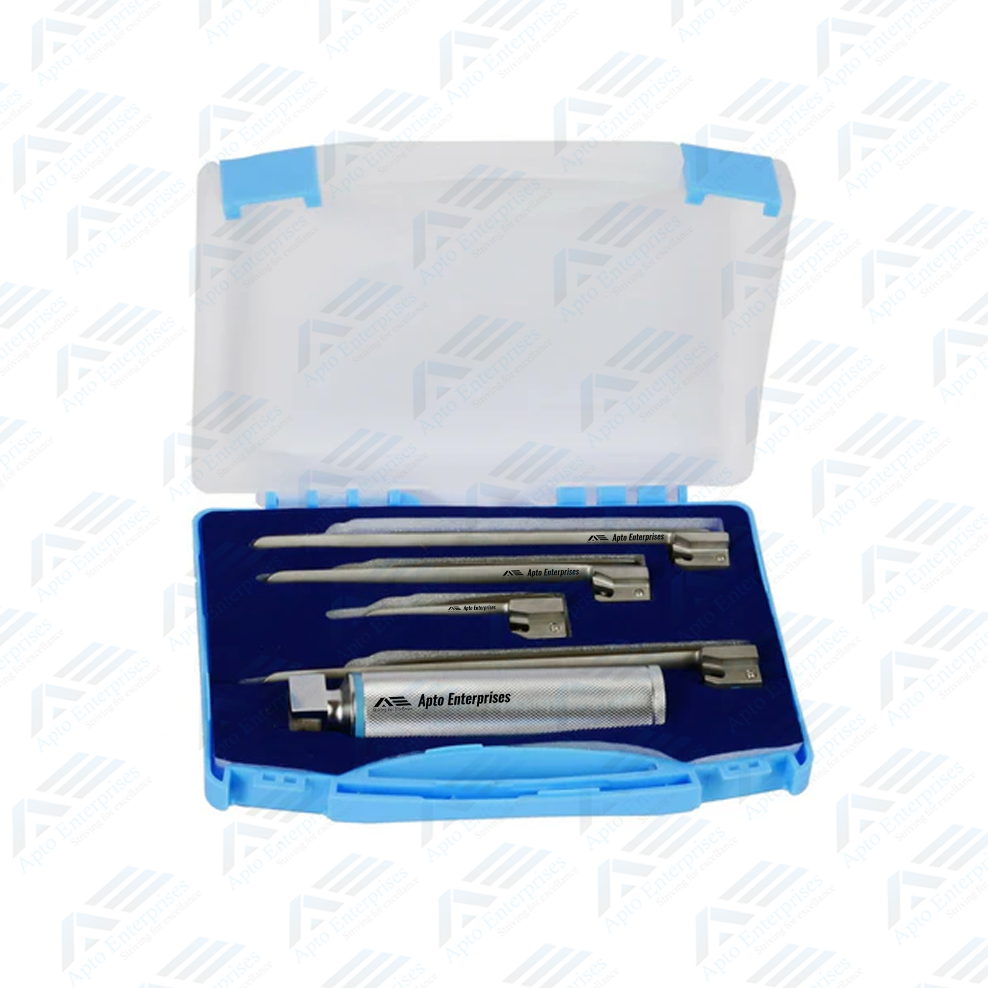Fiber Optic Macintosh Laryngoscope Set