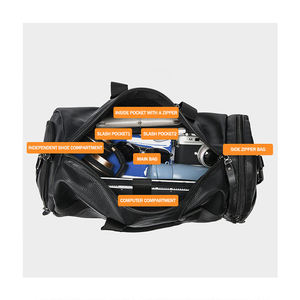 High capacity waterproof gym duffle <b>bag</b> with shoe compartment for outdoor sports and <b>fitness</b> lovers - Product Image 4
