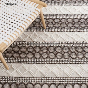 Bohemian Thảm <span class=keywords><strong>Runner</strong></span> Cho Phòng Khách Trang Trí Nội Thất Boho Ma-rốc Lớn Thảm Cho Nhà Bếp Màu Vàng Cotton Dệt Dã Ngoại Thêu Thảm - Product Image 5