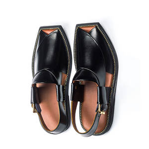 Chappal Peshawari Chappal หนัง PU แท้สำหรับงานกลางแจ้งทำจากหนังแท้คุณภาพดีที่สุด - Product Image 3