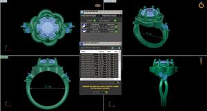 Vente en gros de bagues rondes en diamant de laboratoire taillé en brillant, couleur IGI certifiée D E, bague de fiançailles en or 14 carats pour femme personnalisable - Product Image 6