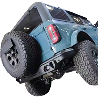 Pare-chocs arrière en acier LUMA 4x4 2021-2024 pour Ford Bronco 2/4 portes avec crochet de remorquage, état neuf, accessoires tout-terrain
