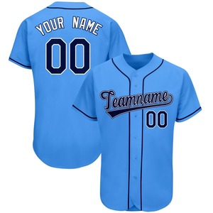 New High Quality Digital Print Heat-Transfer Baseball Uniform Sets Plus Size V Neck Short Sleeve 100% Polyester Dryfit - Product Image 6