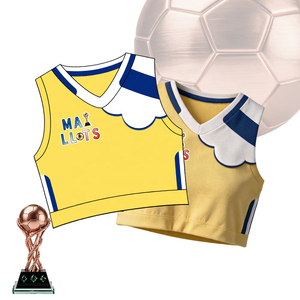 Selección de la Temporada de Eventos Deportivos Globales: Estilo Inspirado en el Equipamiento de Aficionadas al Fútbol Femenino de Argentina, Incluye Camisetas de Fútbol con Mangas - Product Image 1