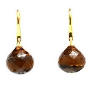 มาใหม่เสือตาพลอย925เงินสเตอร์ลิงล้านล้านรูปร่างต่างหู - Product Image 1