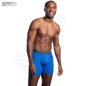 Nouveauté Boxers en fibre de bambou personnalisés de haute qualité extensibles dans les quatre sens Boxers personnalisés grande taille respirants pour hommes - Product Image 2