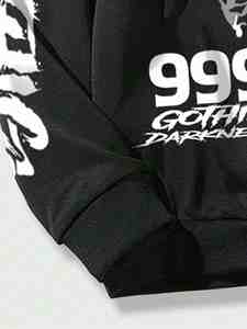 เสื้อฮู้ดดี้พรีเมียมคุณภาพสูงปี 2026 แบบสั่งทำได้สำหรับทุกเพศ ผ้าฟลีซสำหรับฤดูหนาว ตกแต่งด้วยลายปักแบบแอพพลิเค พร้อมเชือกผูก คอวี ทรงสตรีทแวร์ สีพื้น - Product Image 4
