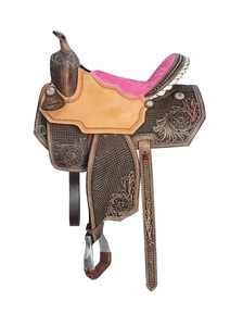 Juego de tachuelas de cuero genuino de primera calidad, monturas de carreras occidentales e inglesas para montar a caballo - Product Image 2