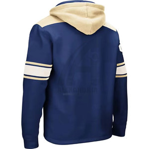 Custom Design High Quality Pullover Ice Hockey Hoodies Solid Color Plus Size Breathable Ice Hockey Hoodies - Product Image 5