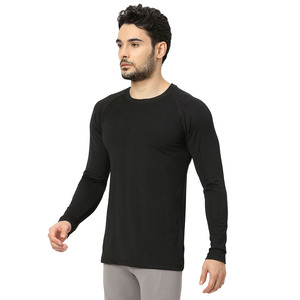 Camiseta de cuello redondo para hombre, logotipo personalizado de alta calidad, camisetas de manga larga lisas de talla grande para hombre, camiseta para hombre - Product Image 2