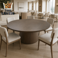 Table à manger moderne de luxe en marbre pour 8 personnes, idéale pour villas, hôtels, projets résidentiels, fournisseur d'usine, OEM, B2B