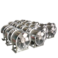 VENTILATEUR AXIAL DE HAUTE QUALITÉ CONNECTÉ PAR TUBE POUR L'ÉLIMINATION DE LA FUMÉE DES PARKINGS