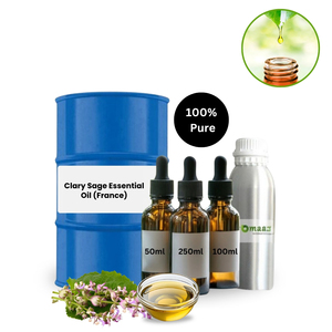 Aceite Esencial de Salvia Sclarea Orgánico al Por Mayor al Mejor Precio, Aceite Esencial de Salvia Sclarea 100% Puro (Francia) para Aromaterapia - Product Image 4