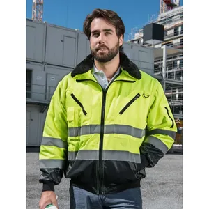 Oslo Custom Merchandising Hi-Vis <b>Pilot</b> <b>Jacket</b> Customizable Promotional Hoodie and Sweatshirt - Product Image 5
