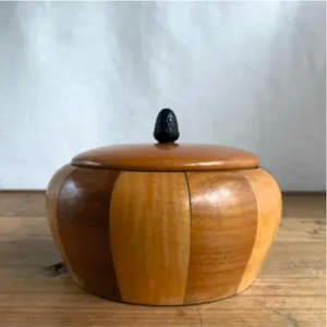 Beautiful Wooden storage <b>Box</b> <b>with</b> <b>Lid</b> best for home and kitchen natural look - Product Image 1