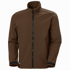 Vestes Softshell Unies de Haute Qualité pour Hommes Prix de Gros Options de Personnalisation Logo Propre Taille Coupe-Vent Vestes Softshell - Product Image 1