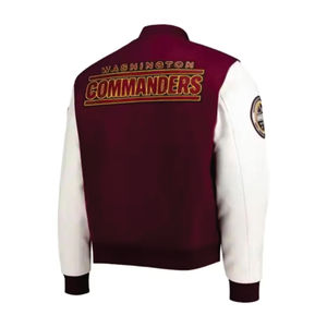 Chaqueta Universitaria de Hombre con Letras y Lana, Estilo Béisbol, Hecha en Pakistán - Product Image 4