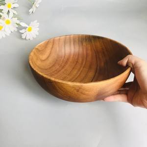 Vitrapro เวียดนามชามไม้อะคาเซีย, อุปกรณ์รับประทานอาหารดีไซน์คลาสสิกอย่างยั่งยืนปรับแต่งได้ขนาดโลโก้สำหรับเป็นของขวัญทางธุรกิจ - Product Image 1