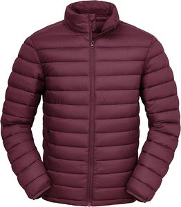 Men Winter Puffer Jacket Ultra Warm Breathable Eco-Friendly Stand Polyester Waterproof Hooded Full <b>Zip</b> Outdoor High Street Front - Product Image 3