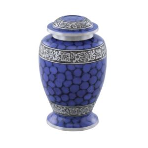 Urnes de crémation de luxe pour adultes, couleur bleue pour les cendres humaines, fournitures de funérailles de bonne qualité, pour les cendres à bas prix - Product Image 4