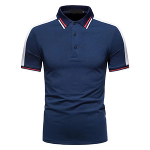 OEM_ODM polos unis en coton à manches courtes respirants pour hommes, polo grande taille avec logo personnalisé de meilleure qualité pour hommes - Product Image 3