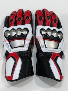 Guantes de cuero para moto, transpirables, para motocross, carreras, pantalla táctil, duraderos y ligeros - Product Image 4
